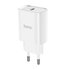 Hoco HOCO N14 hálózati töltő Type-C aljzat (20W, PD gyorstöltő) FEHÉR