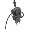 Hoco N60 Hálózati Töltő Type-C Aljzat 20w, Pd Gyorstöltő 3.0 + Lightning Kábel, Fekete ( )