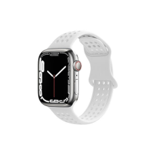 Hoco Sport szilikon óraszíj Apple Watch 42/44/45/49 mm Hoco WA08 Flexible fehér okosóra kellék