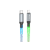 Hoco U112 SHINE PD VILÁGÍTÓS USB TYPE-C / LIGHTNING KÁBEL PD 20W 1 MÉTER SZÜRKE