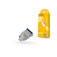 Hoco USB - micro USB OTG adapter - HOCO UA10 - USB 3.0 - ezüst mobiltelefon kellék