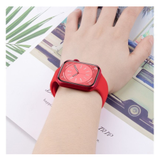 Hoco WA15 Apple Watch 38 / 40 / 41mm szilikon szíj, cseresznye piros okosóra kellék