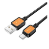 Hoco X108 adatkábel (USB - Type-C, 3A, gyorstöltő, 100cm) FEKETE (HOCO_X108_USB_C_B)