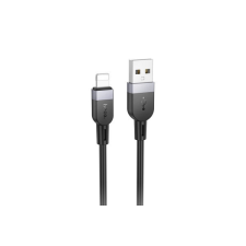 Hoco X109 ENERGY SILICONE LIGHTNING KÁBEL 2.4A 3 MÉTER FEKETE kábel és adapter