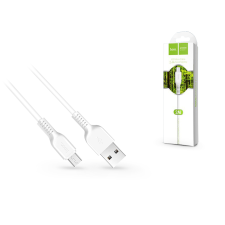 Hoco X20 USB apa - MicroUSB apa Adat- és töltőkábel 2m - Fehér (HOC0057) kábel és adapter
