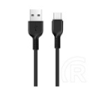 Hoco X20 USB-C adat-és töltőkábel 3m (fekete)