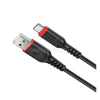 Hoco X59 adatkábel (USB - Type-C, 3A, gyorstöltő, 100cm) FEKETE (HOCO_X59)