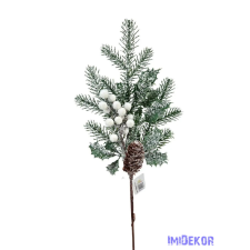  Hódarás fenyőág tobozzal magyal levéllel dekorációs kellék