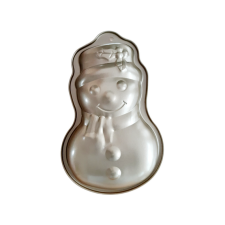  Hóember sütőforma, fém, 28 cm sütés és főzés