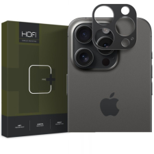Hofi Alucam Pro üvegfólia kamerára iPhone 15 Pro / 15 Pro Max, fekete mobiltelefon kellék