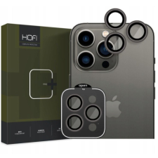 Hofi Camring üvegfólia kamerára iPhone 15 Pro / 15 Pro Max, fekete mobiltelefon kellék