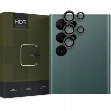 Hofi FN0489 Samsung Galaxy S23 Ultra HOFI Camring Pro+ hátsó kameralencse védőüveg, fekete mobiltelefon kellék