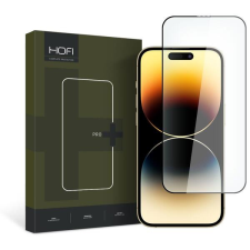 Hofi FNS0136 Apple iPhone 15 Pro HOFI Glass Pro+ üveg képernyővédő fólia, Fekete mobiltelefon kellék