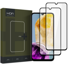 Hofi Glass Pro Full Screen 2x üvegfólia Samsung Galaxy M15 5G, fekete mobiltelefon kellék