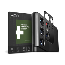 Hofi HOFI Metal Camera Sytling hátsó kameravédő borító - Samsung G998F Galaxy S21 Ultra - black mobiltelefon, tablet alkatrész