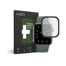 Hofi Hybrid Glass Apple Watch Series 4/5/6/SE (44mm) üveg képernyővédő fólia fekete kerettel (FN0012) (FN0012) okosóra kellék