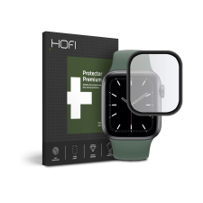 Hofi Hybrid Glass üveg képernyővédő fólia - Apple Watch Series 4/5/6/SE (44 mm) - fekete okosóra kellék