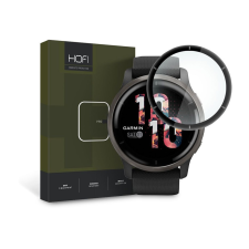 Hofi Hybrid Glass üveg képernyővédő fólia - Garmin Venu 2 - black mobiltelefon kellék