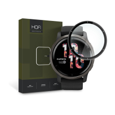 Hofi Hybrid Glass üveg képernyővédő fólia - Garmin Venu 2 - black (FN0488) okosóra kellék