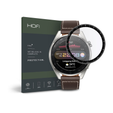 Hofi Hybrid Glass üveg képernyővédő fólia - Huawei Watch 3 Pro (48 mm) - black mobiltelefon, tablet alkatrész