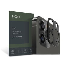 Hofi Metal Camera Sytling Apple iPhone 13 Pro/13 Pro Max kamera védő üveg - Fekete mobiltelefon kellék