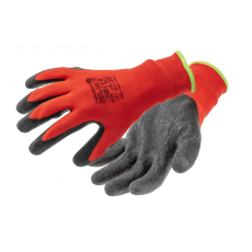 Högert HÖGERT HT5K751-11 RODER latex bevonatú védőkesztyű piros/fekete (12 pár/csomag) 11