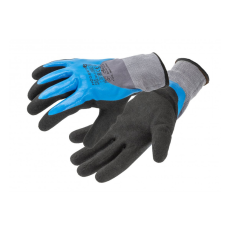 Högert HÖGERT HT5K764-9 FILS 3/4 foam nitril bevonatú védőkesztyű kék/szürke/fekete 9