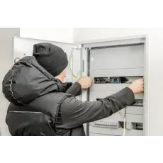 Högert HÖGERT HT5K920-XL BORGER Hőszigetelt mellény kapucnival fekete XL (54)