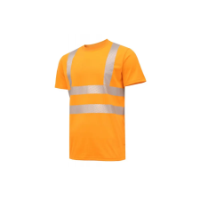  HÖGERT HT5K953-4XL JURAL II Jól látható polipamut póló narancssárga, 4XL (60) láthatósági ruházat