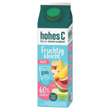  HohesC Fruit &amp;amp; Leicht Multivitamin 60% - 1 liter üdítő, ásványviz, gyümölcslé