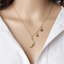  Hold és csillagok nyaklánc nyaklánc