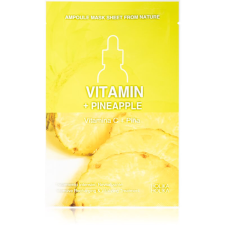 Holika Holika Ampoule Mask Sheet From Nature Vitamin C + Pineapple arcmaszk energizáló hatással arcpakolás, arcmaszk