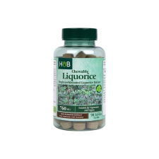 Holland and Barrett H&B édesgyökér rágótabletta 760mg 90 db gyógyhatású készítmény