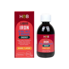 Holland & Barrett H&B  Vas & B-vitaminok & C-vitamin szirup 250 ml vitamin és táplálékkiegészítő