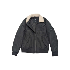  Hollister By Abercrombie & fitch fekete, férfi kabát, Méret: XS