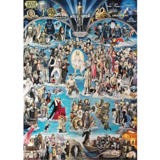 Hollywood - hírnév csarnoka 3000 darabos puzzle puzzle, kirakós