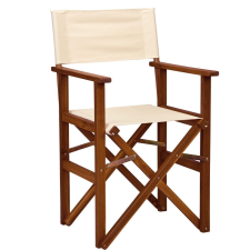 Hollywood rendezői szék natúr/krémszín bútor