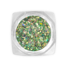 Holo Metal Glitter-mix - H8 körömdíszítő