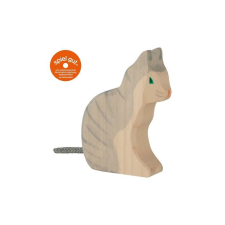  HOLZTIGER 80055 ülő macska játékfigura