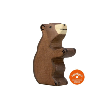 HOLZTIGER 80186 barna medvebocs, ülő játékfigura