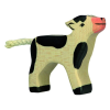 Holztiger Fa játék állatok - borjú, fekete