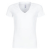 Hom Rövid ujjú pólók SUP' COTTON TSHIRT COL V PROFOND Fehér EU XXL
