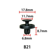 HOMASITA Patent B21 7 mm (91B21) (91B21) autóalkatrész