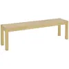 HomCom Fa Pad 150 cm – 3 Személyes, Nappaliba/Konyhába