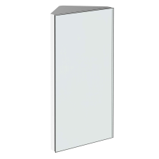 HomCom fürdőszobai sarokszekrény, 60 x 30 x 18,4 cm, fehér fürdőszoba bútor