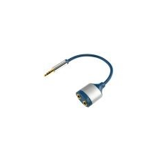 Home audio elosztó, 3,5 mm fém sztereó dugó (AC 16M) hosszabbító, elosztó