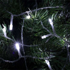 Home by Somogyi hideg fehér, elemes LED Fényfüzér 50db izzóval 5,9m karácsonyfa izzósor
