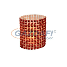 Home CD 6/12 LED-es gyöngydekorációs mécses, piros, 6 cm világítás
