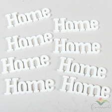  HOME felirat fehér 8cm 8db-os dekorációs kellék