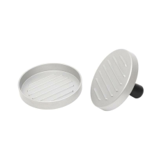 Home GRT06 hamburger prés, bordázott alumínium, átmérő 115 mm konyhai eszköz
